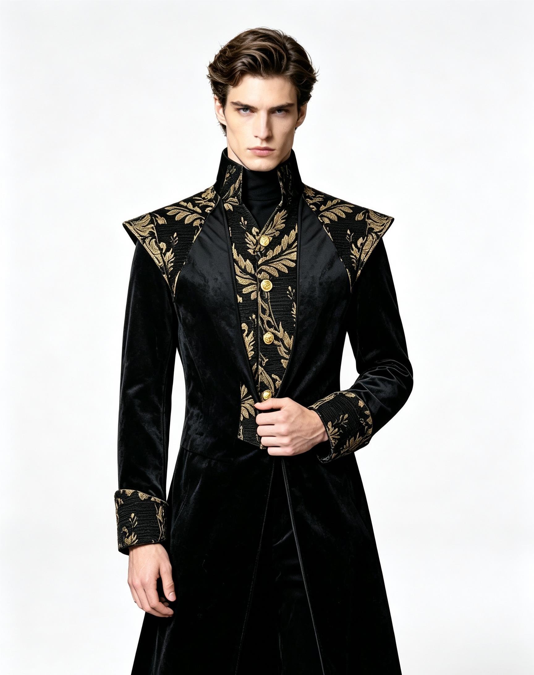 Jackets - Men Medieval Steampunk Tailcoat Gothic Victorian