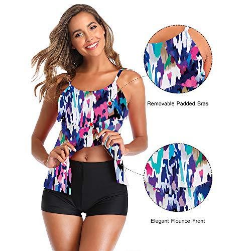 Woman Bikini Floral Print Tank - Shorts recension och pris