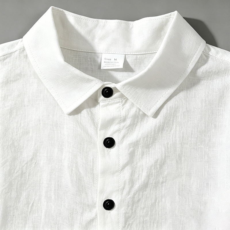 Men Linen Two Piece Outfit Sho - Mens Linen Shirt Long Sleeve recension och pris