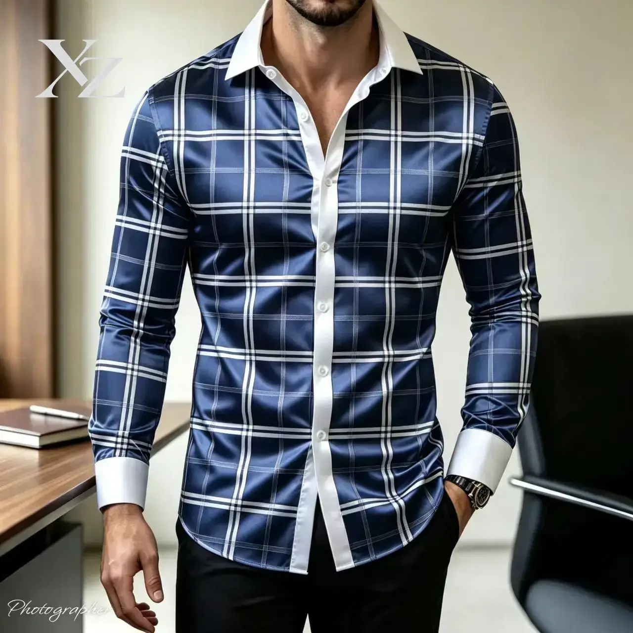 Hot Sale Men's Slim Fit Long S - Mens Satin Silk Dress Shirt recension och pris