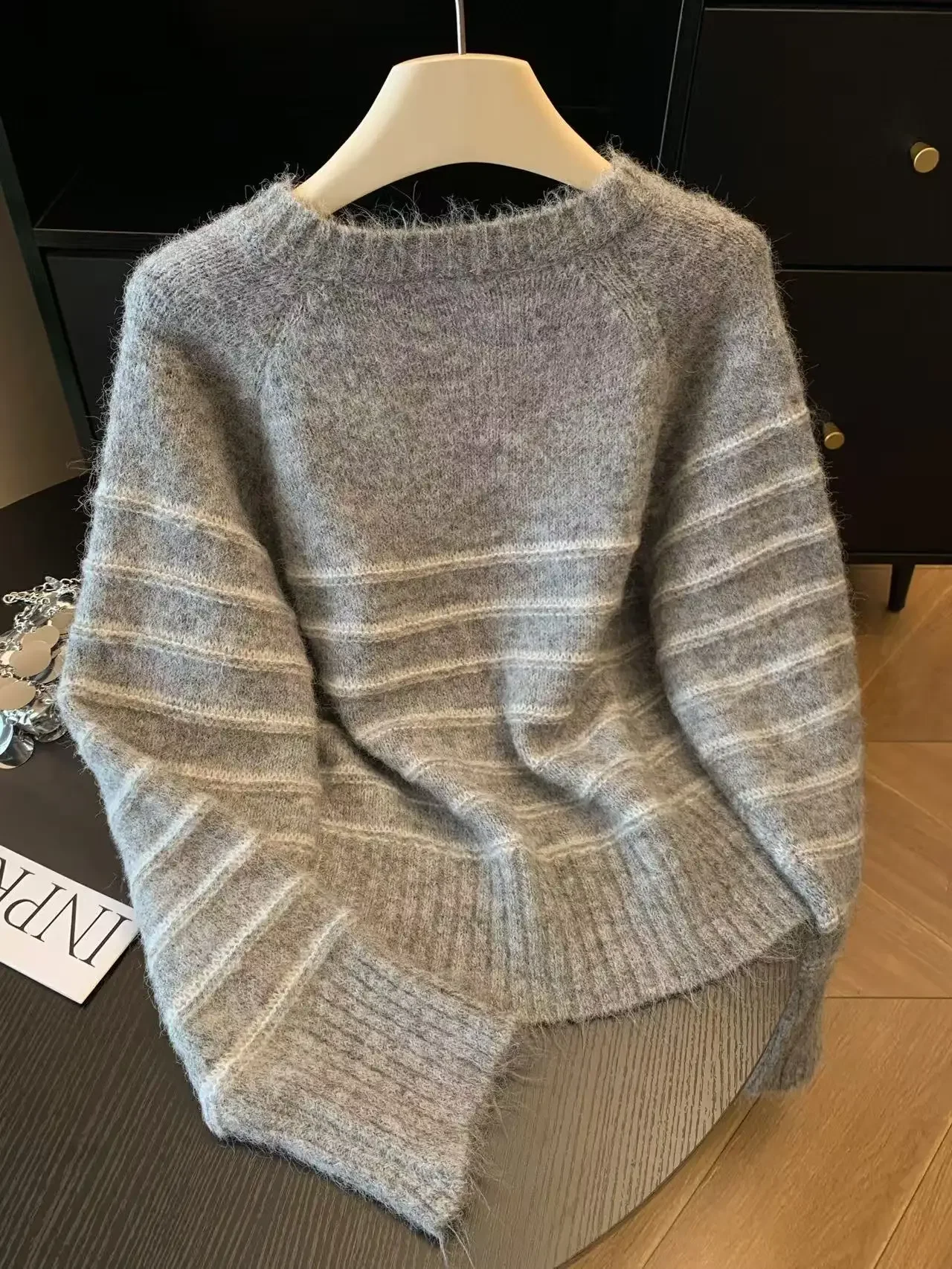 Autumn Winter Women's Striped  - Shirts recension och pris