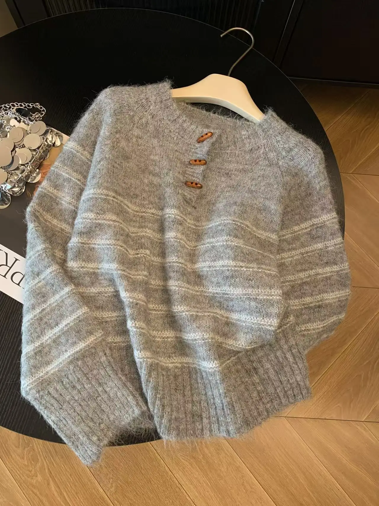 Autumn Winter Women's Striped  - Shirts recension och pris