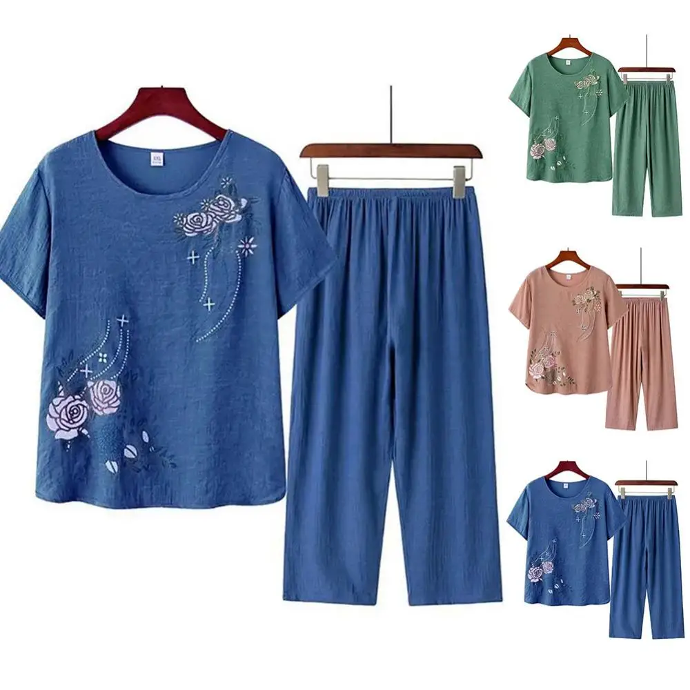 Middle-aged elderly women's sh - Mens Linen Shirt Long Sleeve recension och pris