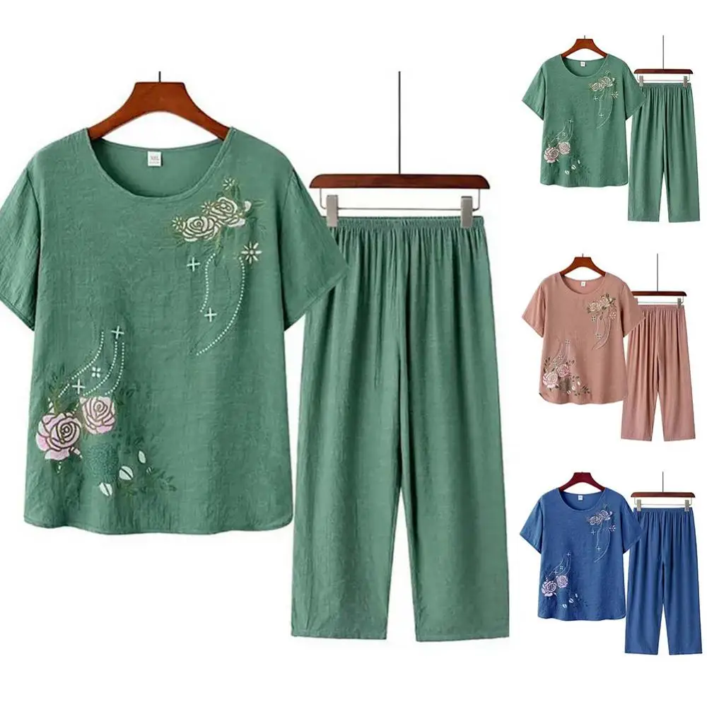 Middle-aged elderly women's sh - Mens Linen Shirt Long Sleeve recension och pris