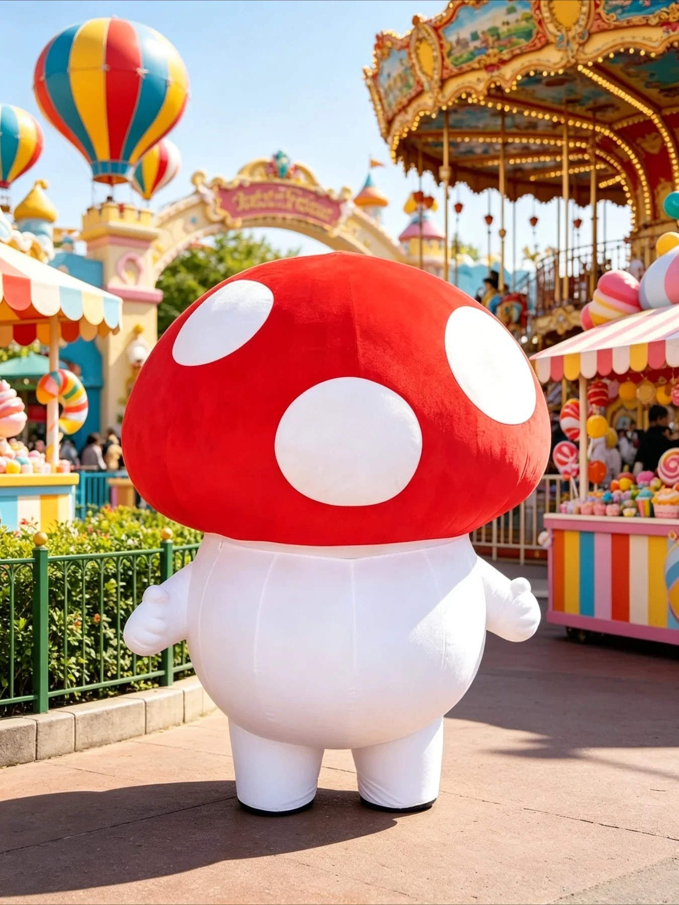 Cute Mushroom Inflatable Masco - Suits recension och pris