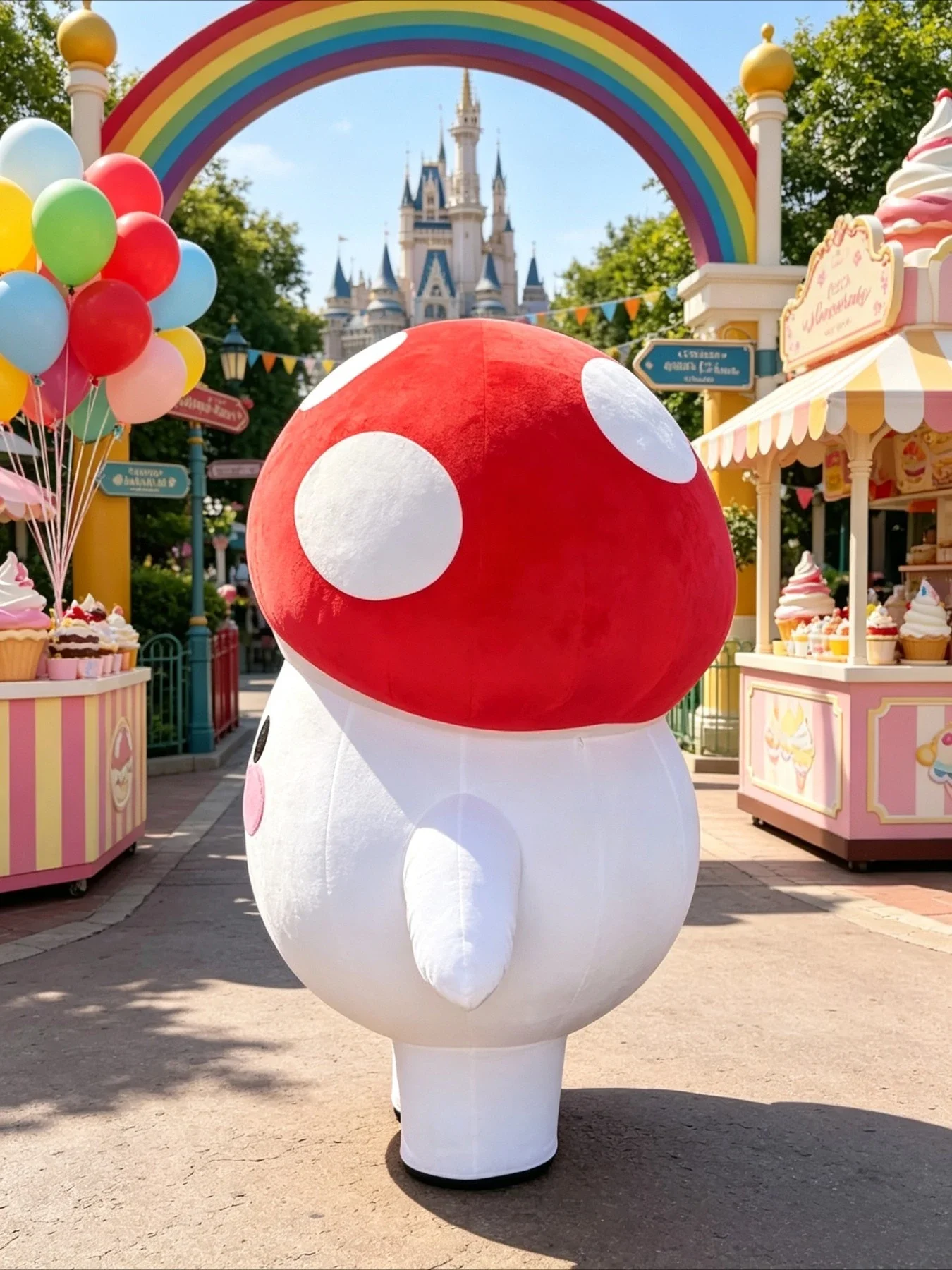 Cute Mushroom Inflatable Masco - Suits recension och pris