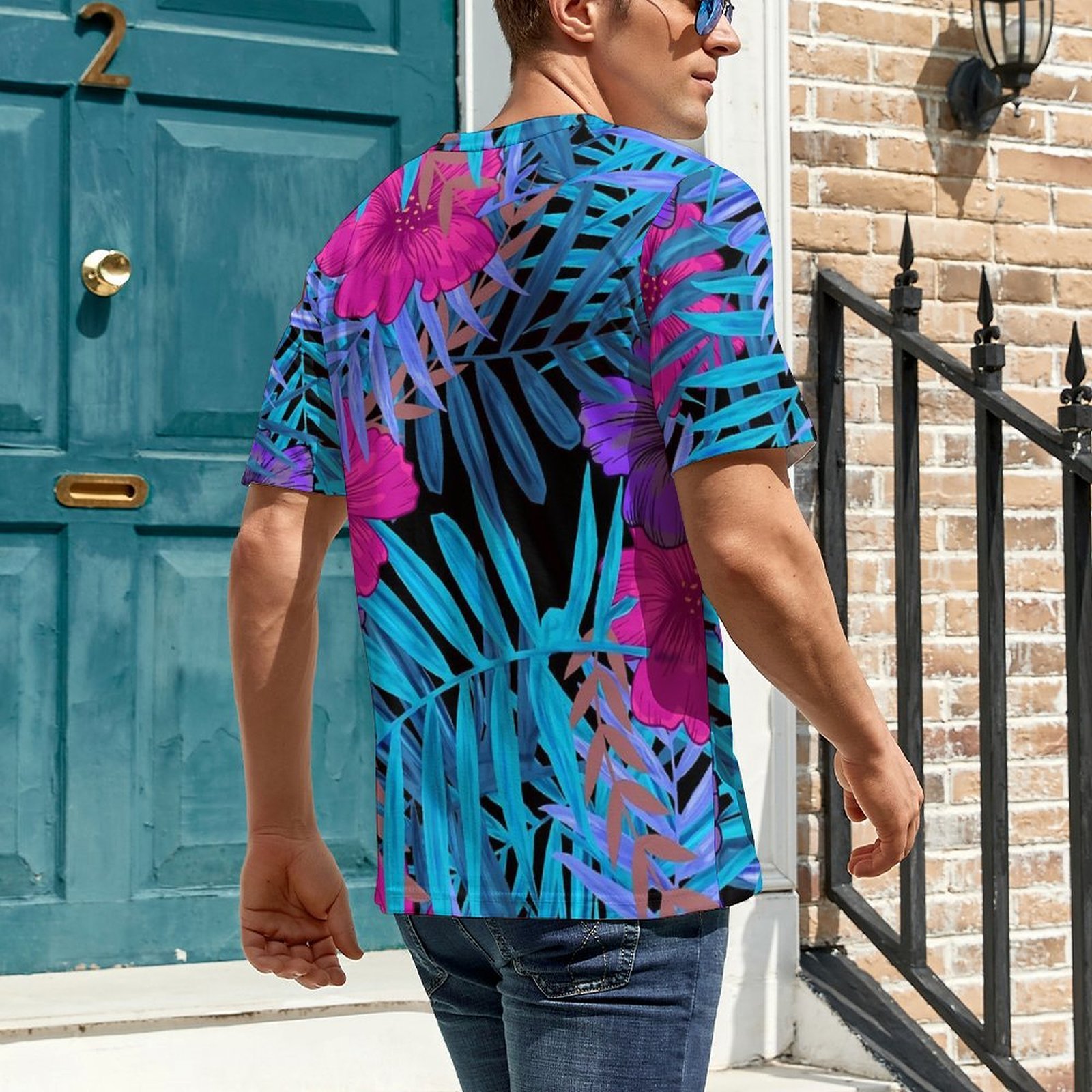 Oversize T-Shirt Summer Tropic - Vintage Hawaiian Floral Shirt recension och pris