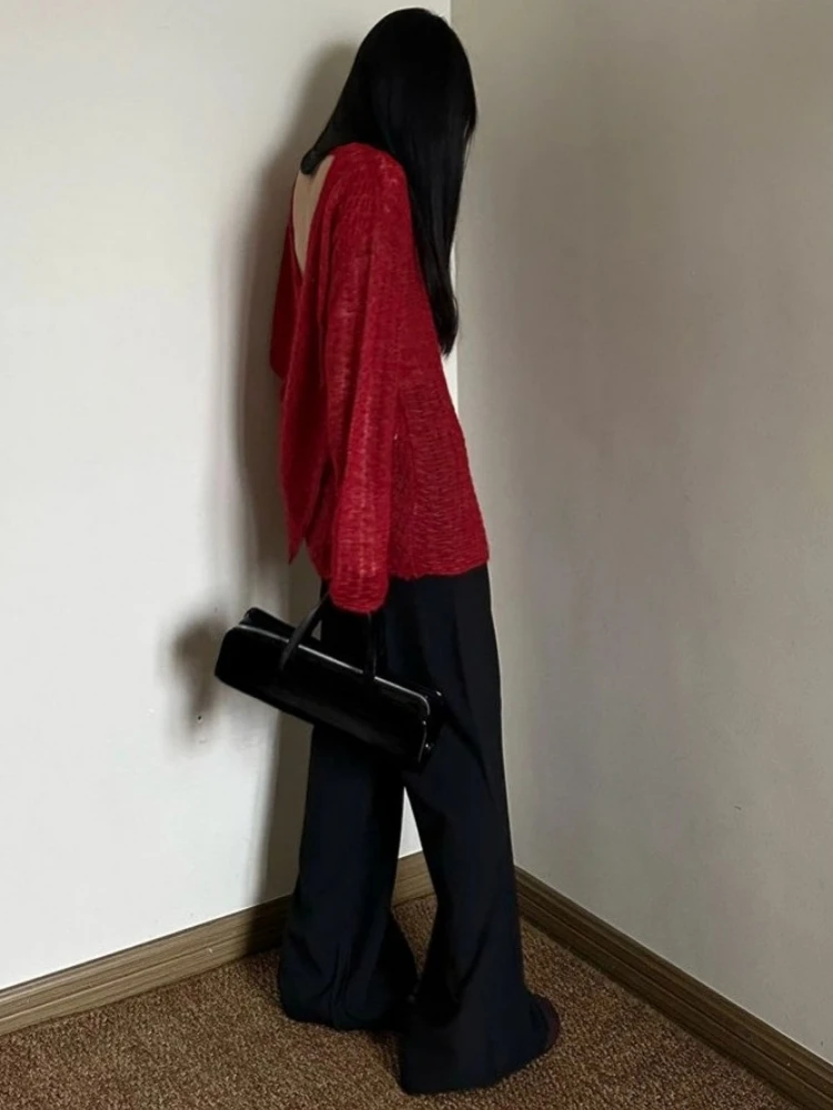 Y2K See-Through Knitted Women' - Shirts recension och pris